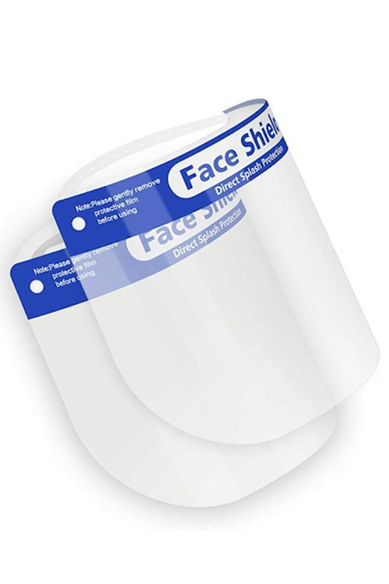 Anti Splash Protective Face Shields - 5 Pack