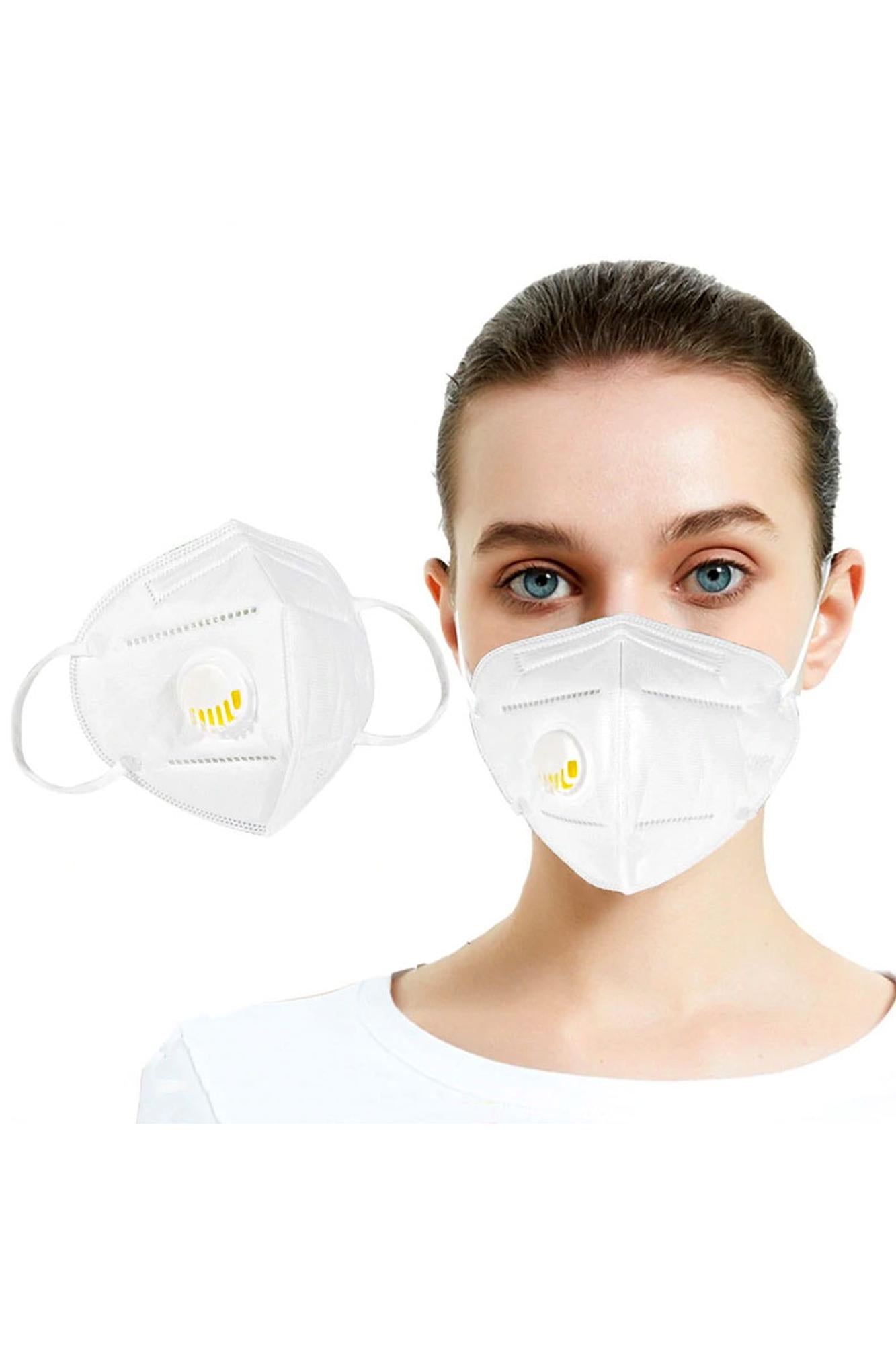 KN95 Face Mask with Air Valve - Individually Wrapped