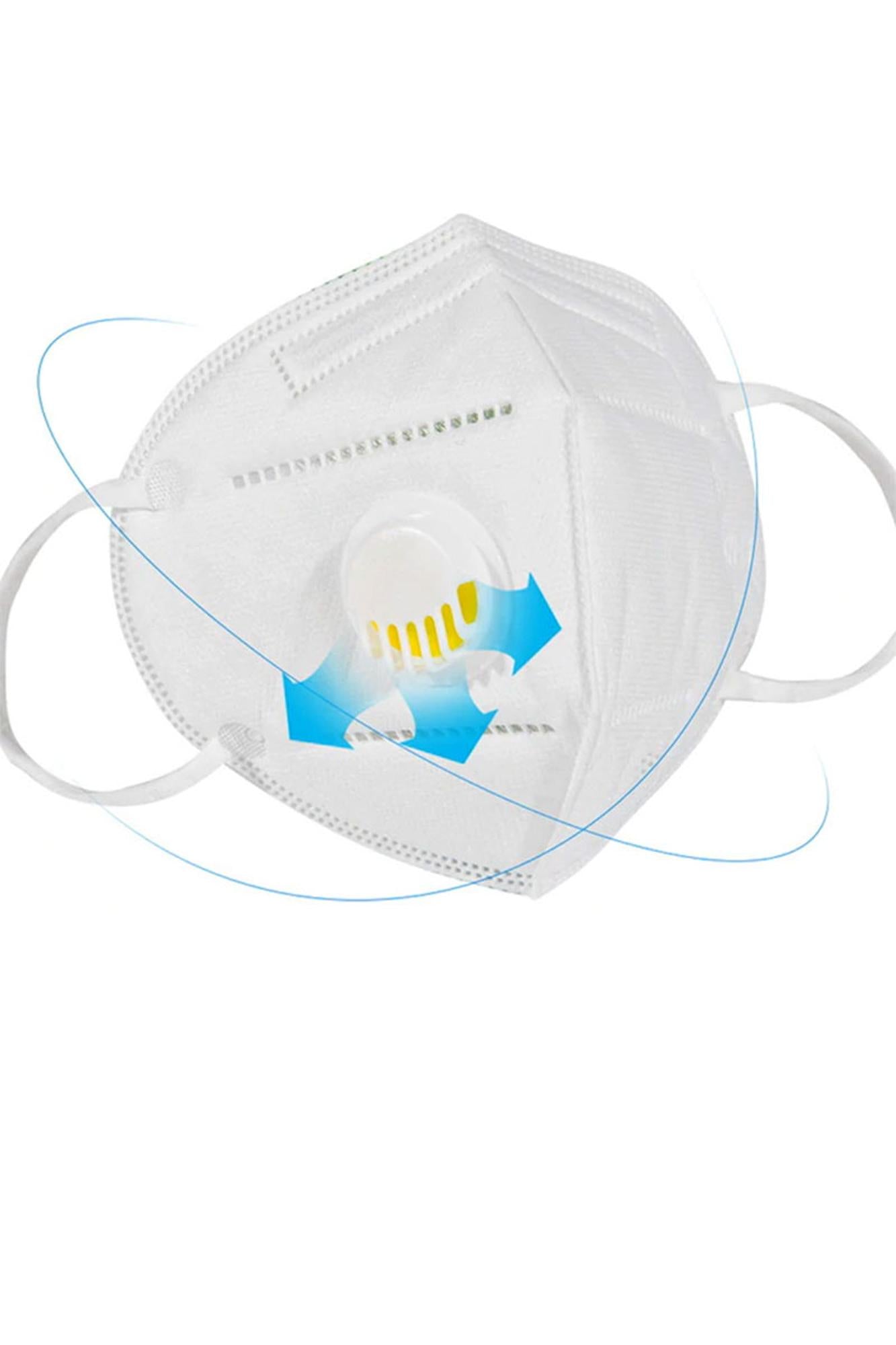 KN95 Face Mask with Air Valve - Individually Wrapped