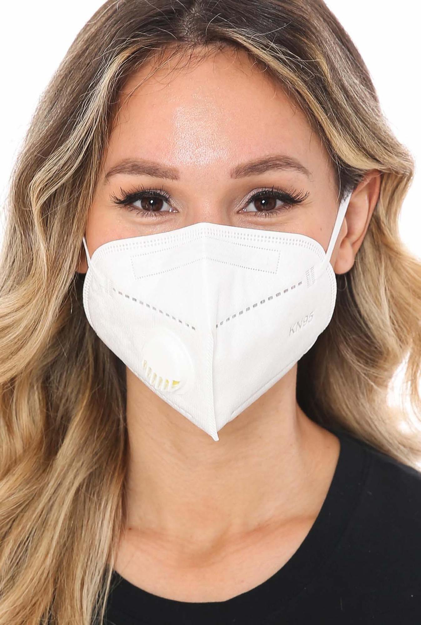 KN95 Face Mask with Air Valve - Individually Wrapped