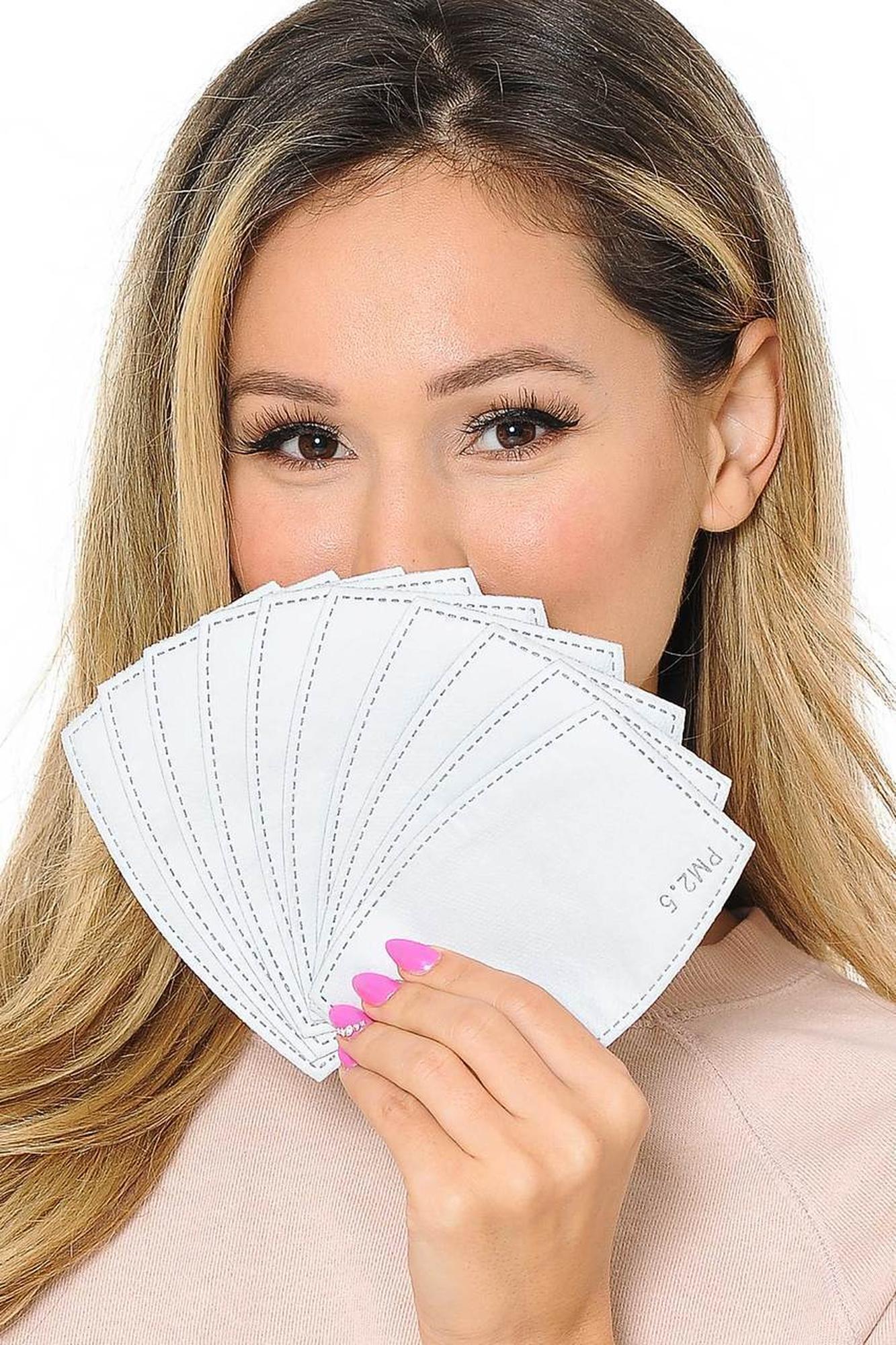 Unisex Cotton Face Mask with PM2.5 Filter Pocket - Made in USA