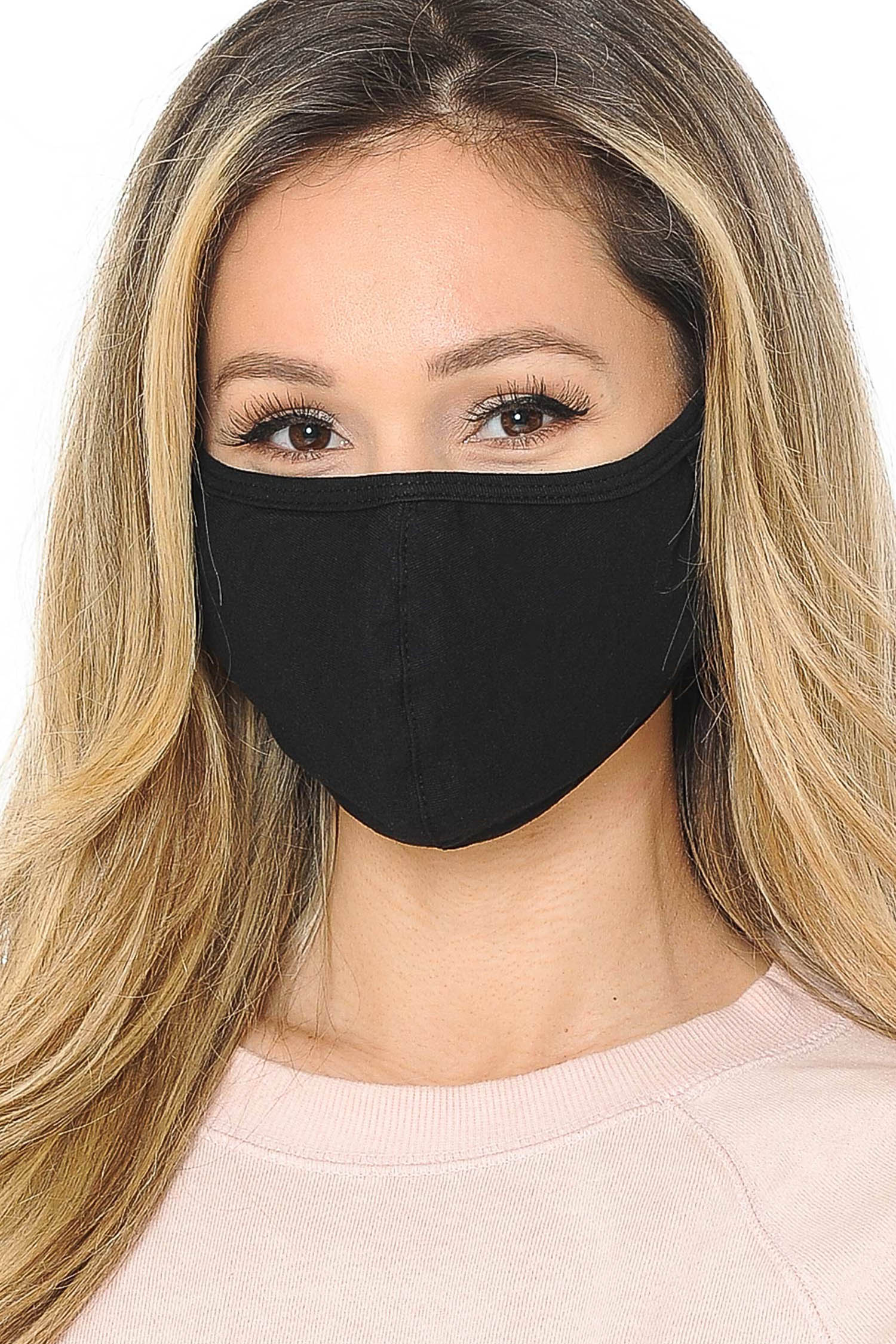 Unisex Cotton Face Mask with PM2.5 Filter Pocket - Made in USA