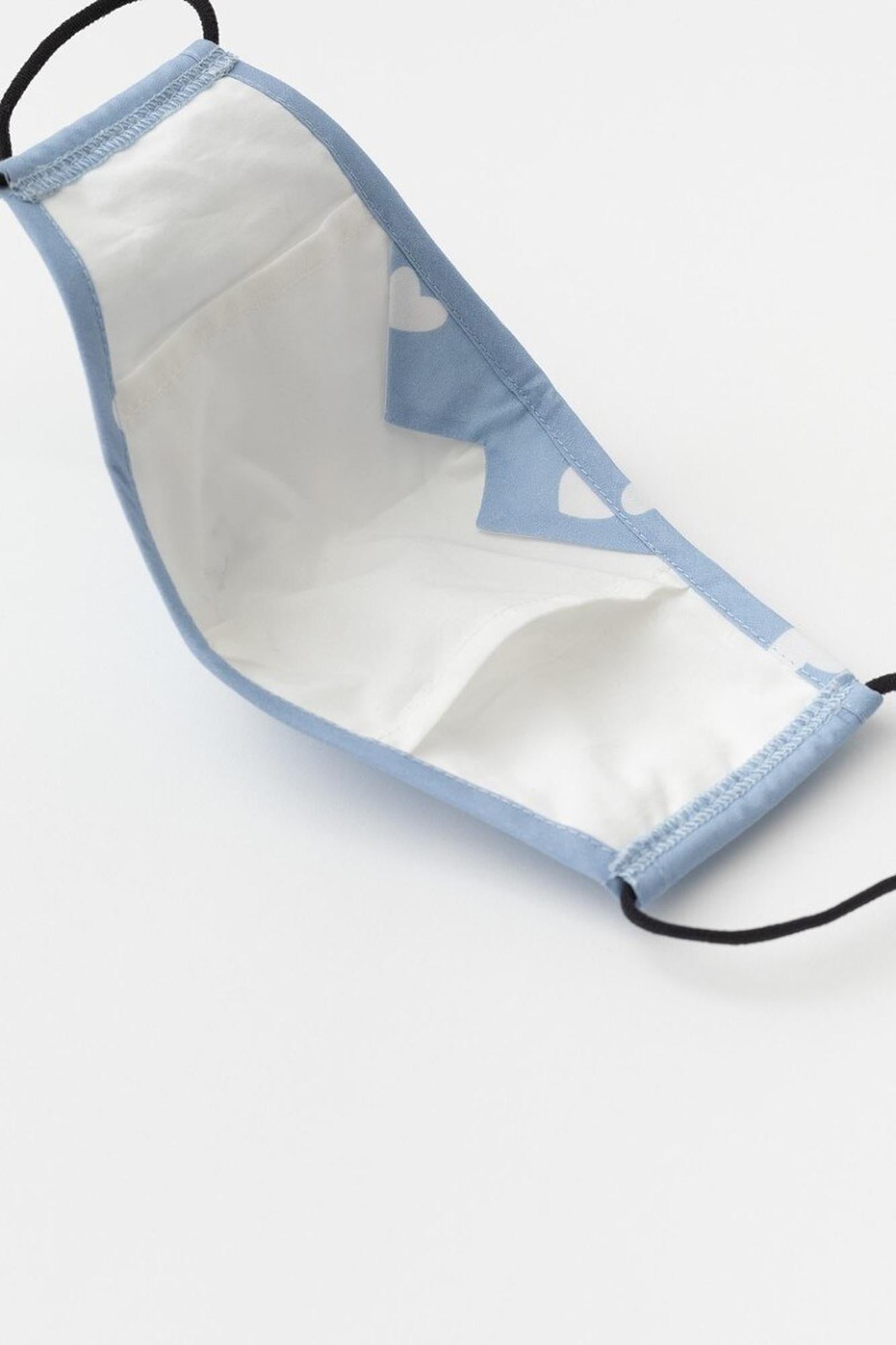 Tiny Hearts Face Mask with Built In Micro Filter & Nose Bar