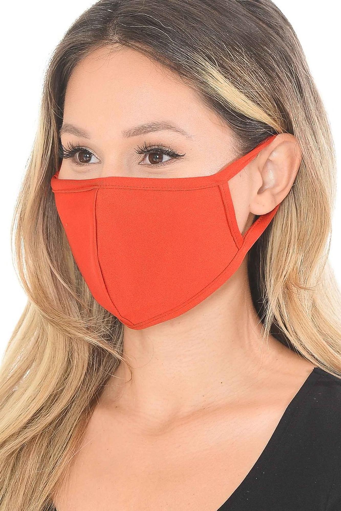 Premium Scuba Face Mask with Rear PM2.5 Pocket - Made in the USA