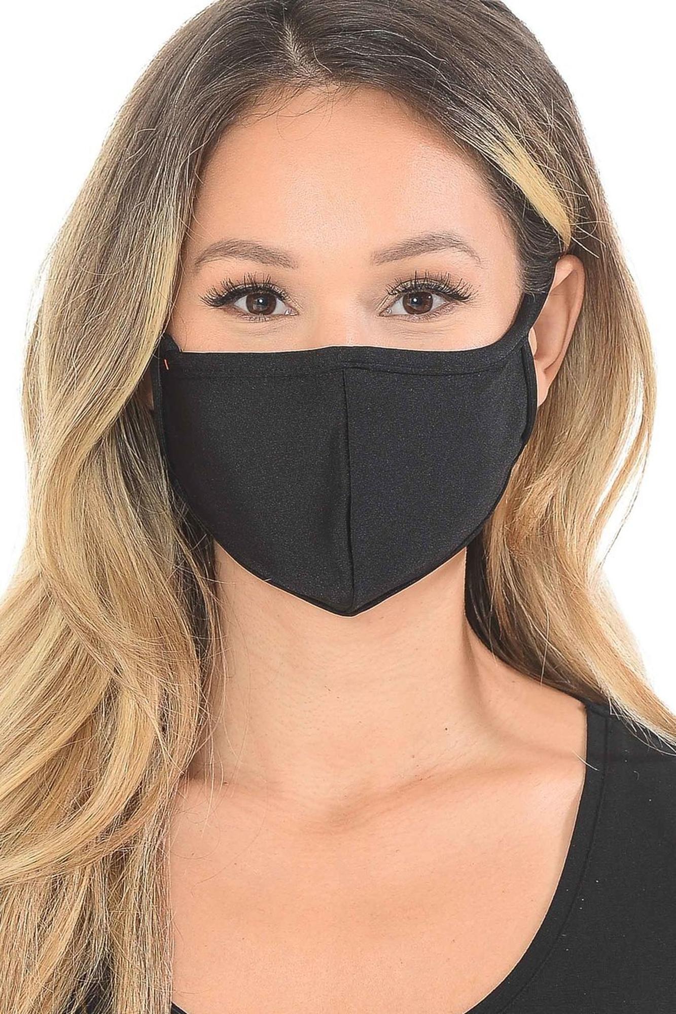 Premium Scuba Face Mask with Rear PM2.5 Pocket - Made in the USA