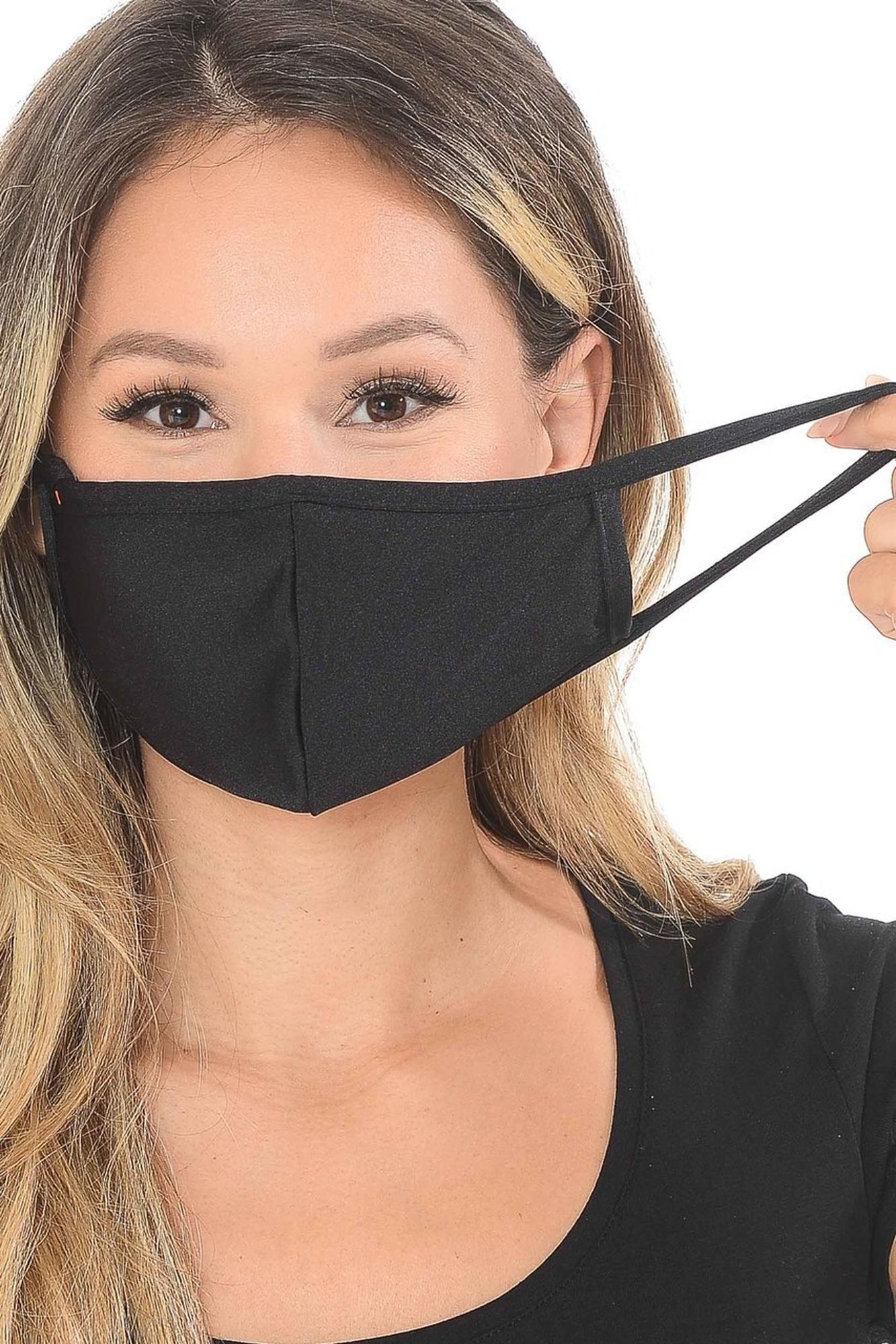 Premium Scuba Face Mask with Rear PM2.5 Pocket - Made in the USA