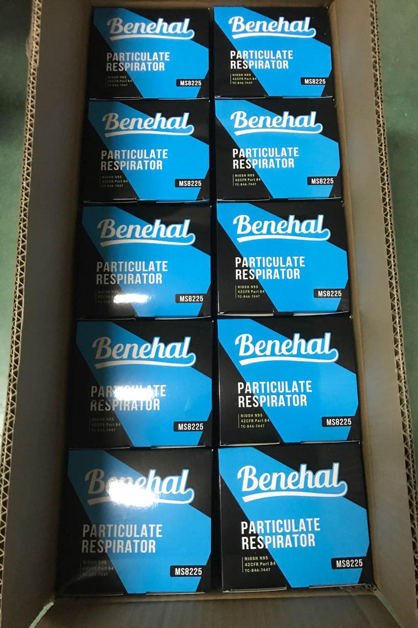 White NIOSH N95 Face Mask - USA Certified - 20 Pack